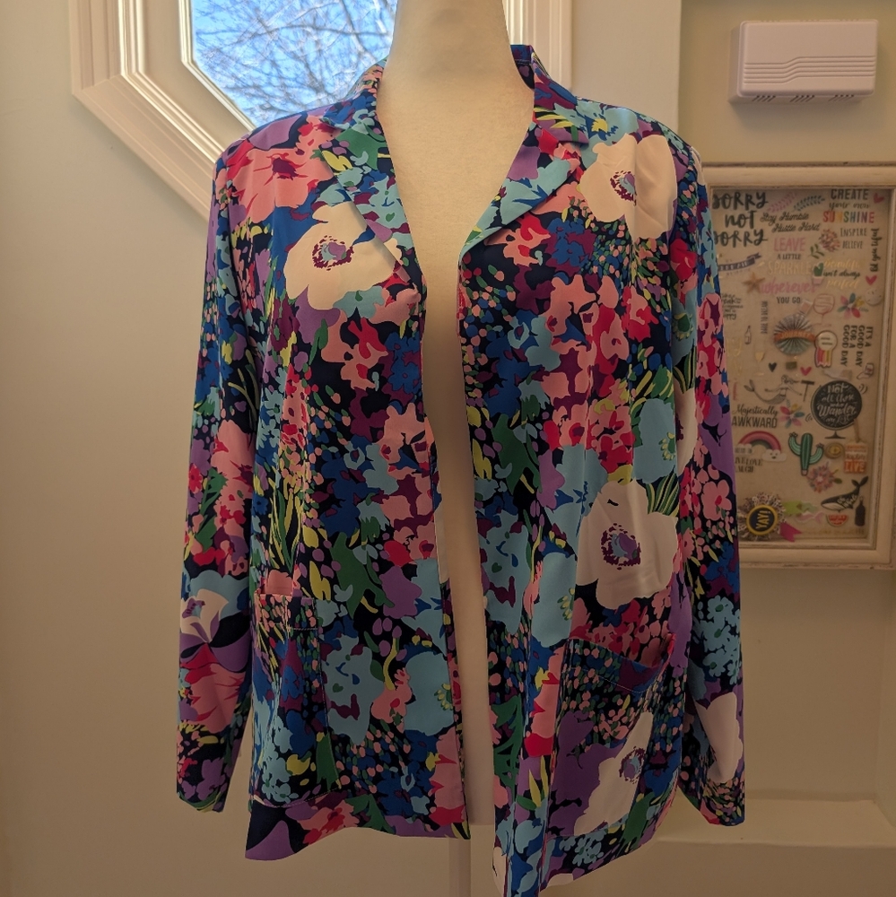 Floral blazer